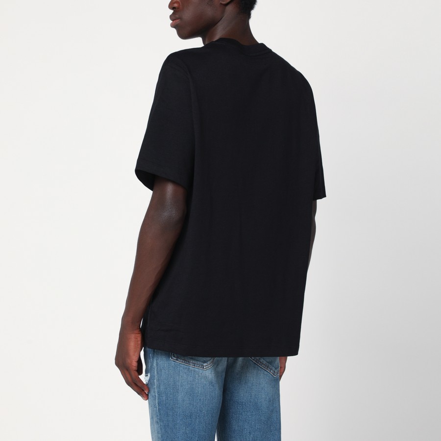Tシャツ・カットソー AMIRI WASHED BLACK COTTON T-SHIRT AMIRI logo-print Cotton T-shirt | Black | FARFETCH JO