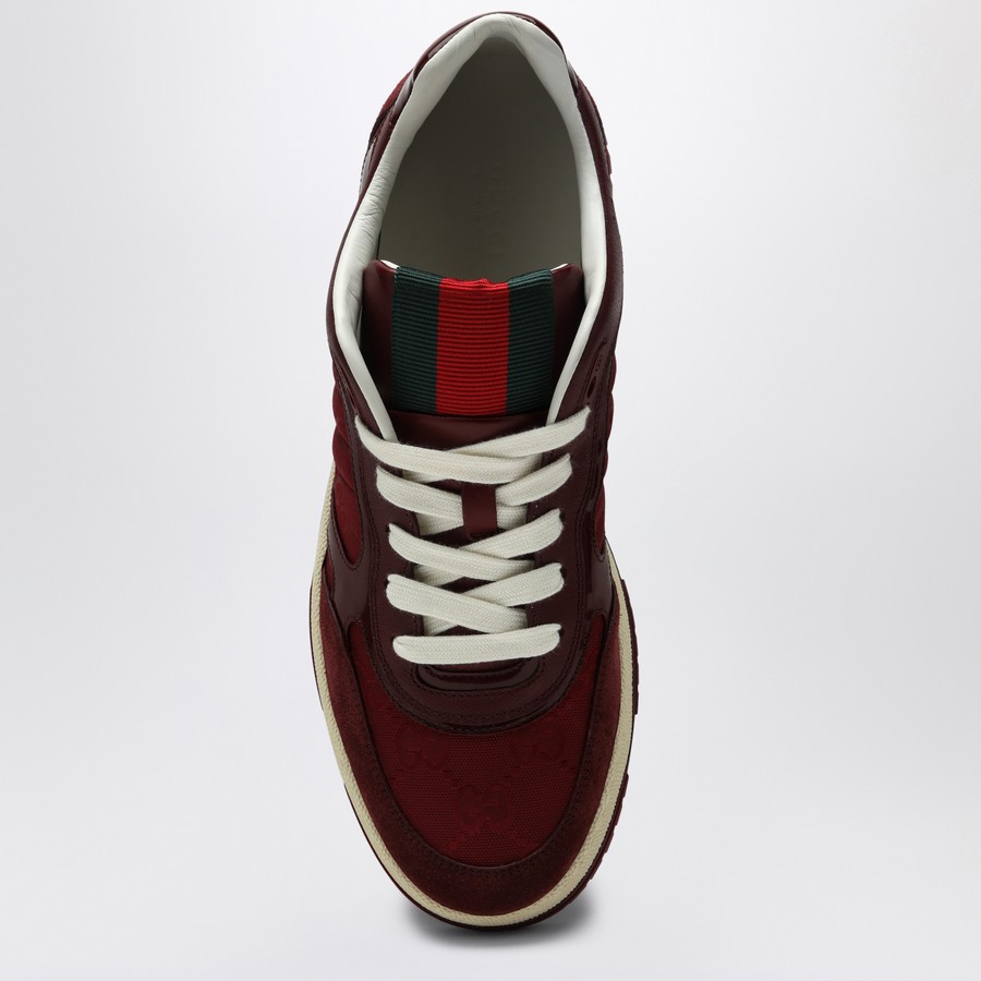 シューズ・サンダルその他 GUCCI Re-Web Sneaker in burgundy GG fabric GUCCI Re-Web Sneaker in burgundy GG fabric | TheDoubleF