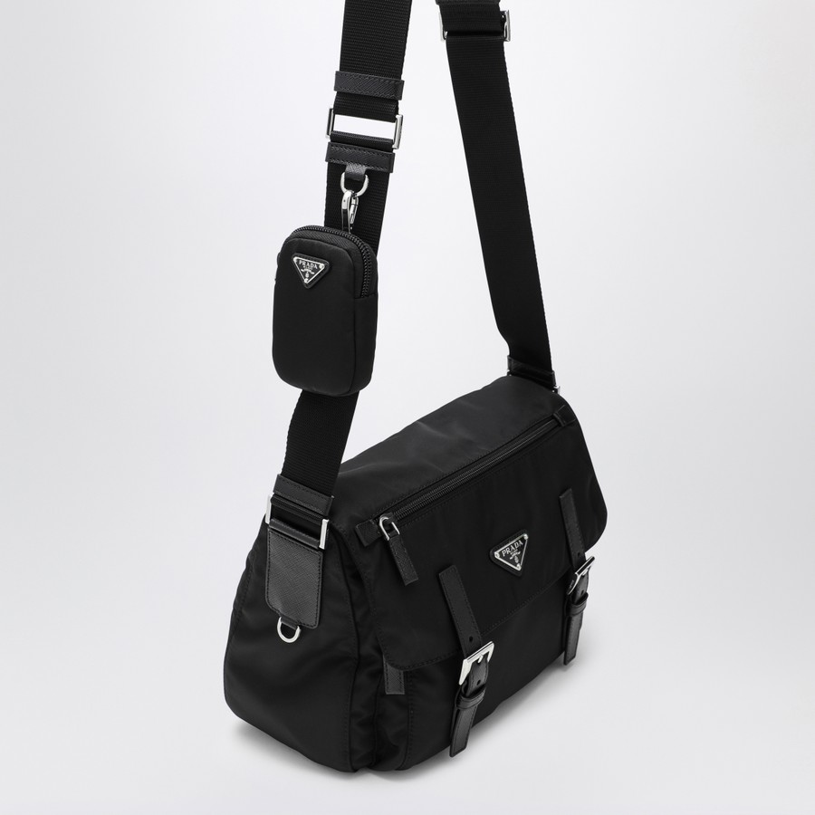 Prada Black Re-Nylon medium cross-body bag | TheDoubleF