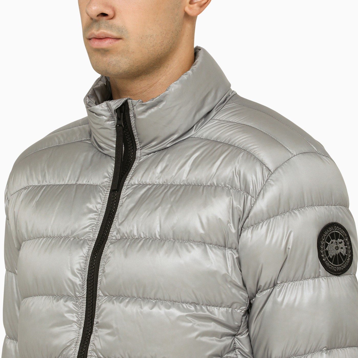 Canada Goose Black Label light grey down jacket TheDoubleF