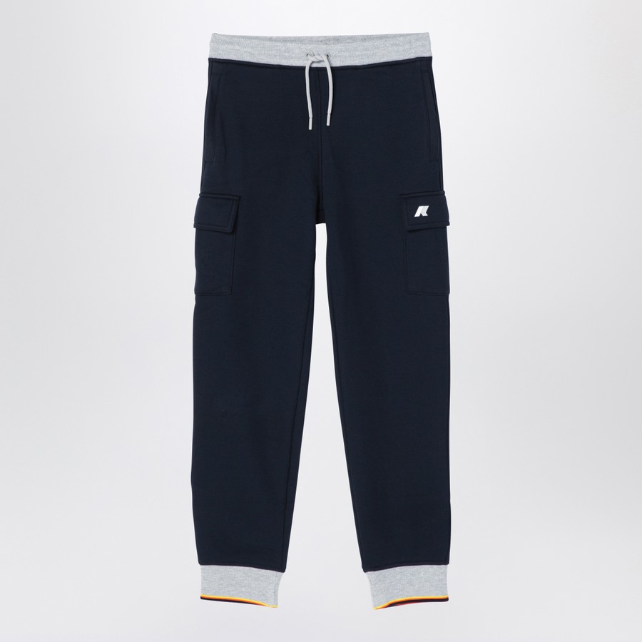 K-Way Pantalon de jogging Mick Stripes bleu TheDoubleF