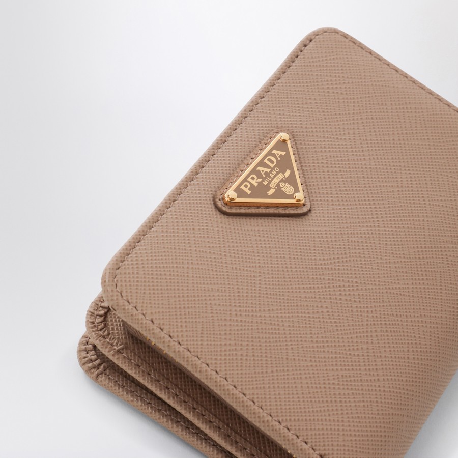 ヘアアクセサリー Prada Powder Saffiano leather small continental wallet Prada Powder Saffiano leather small continental wallet