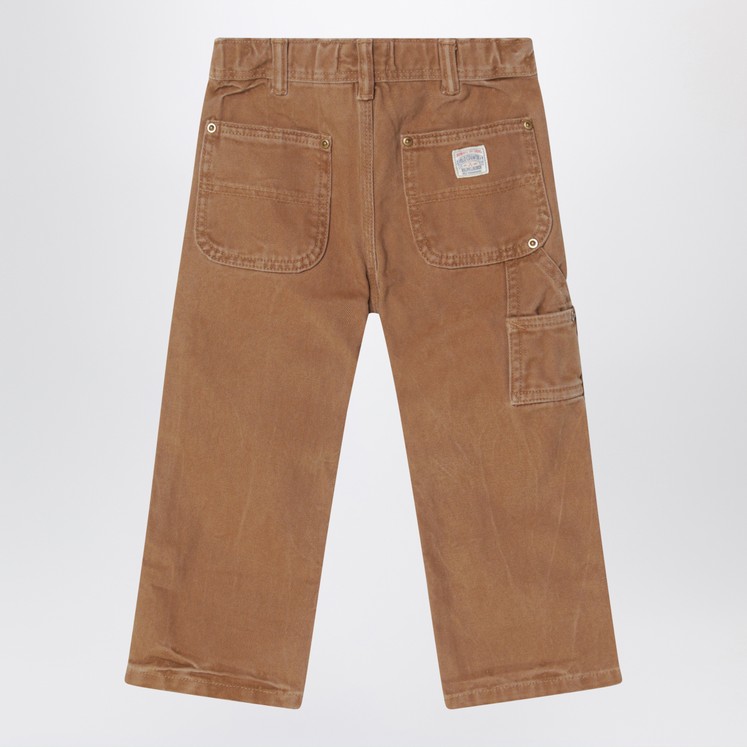 Burberry Pantalone motivo Check in velluto a costine TheDoubleF