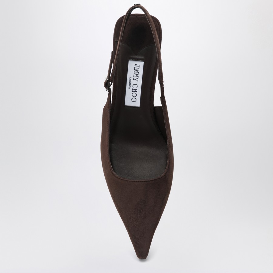 Jimmy Choo Amel 50 pumps in chocolate colour | TheDoubleF