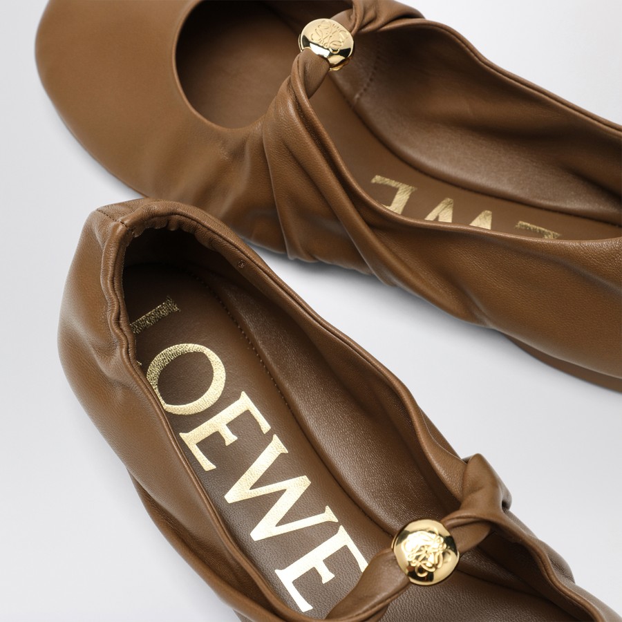 シューズ・サンダルその他 Loewe Pebble Soft ballerinas in brown Loewe Pebble Soft ballerinas in brown | TheDoubleF