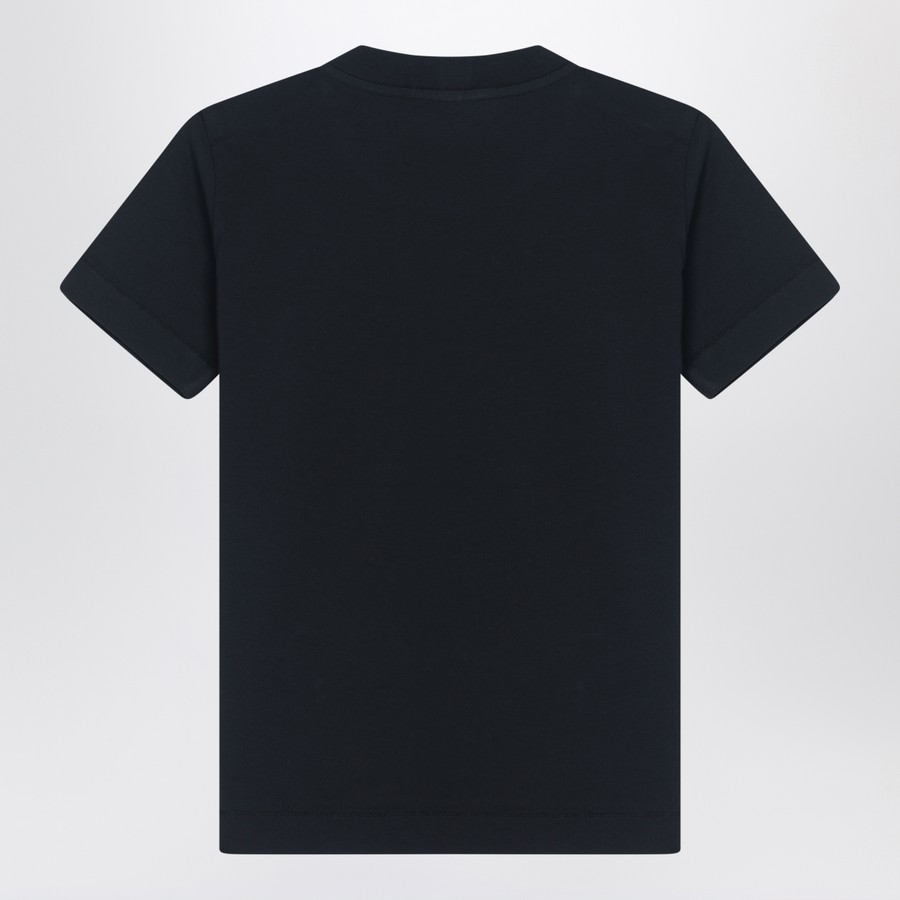 Stone Island Black t-shirt with logo patch TheDoubleF