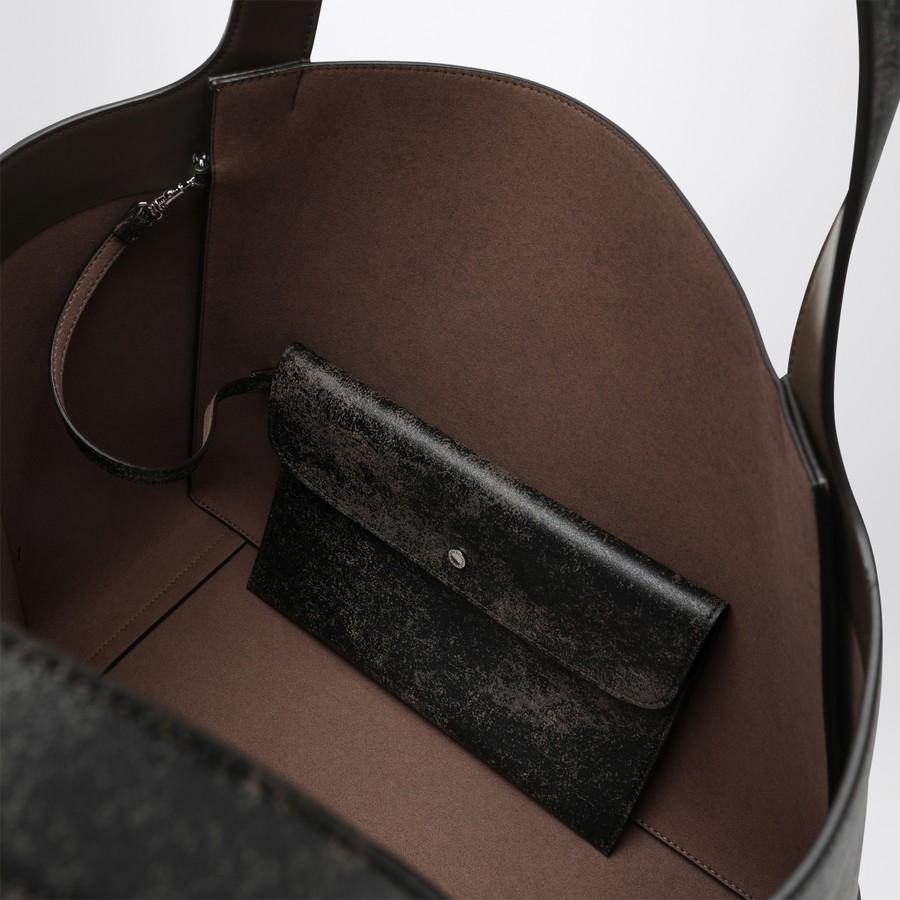 Stella McCartney Large Stella Logo bag with aged effect