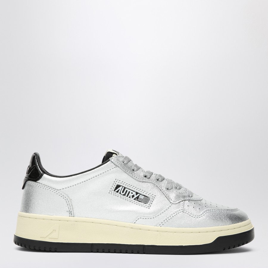 スニーカー AUTRY Woman Sneakers Silver AULW PA04 AUTRY Sneaker Medalist in silver leather | TheDoubleF