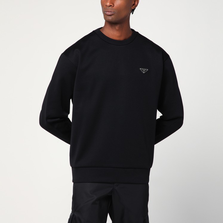 PRADA｜SWEATSHIRTS (UJL62B 147C F0806) Prada Cotton Sweatshirt | Saks Fifth Avenue