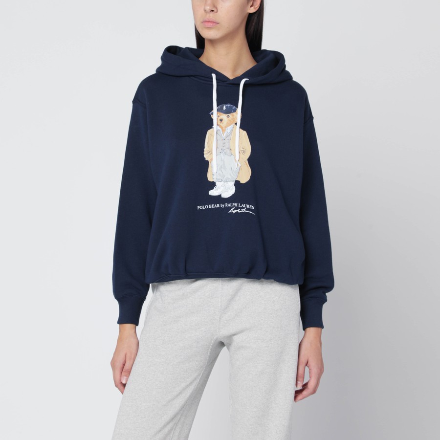 Polo Ralph Lauren Navy blue Polo Bear hoodie | TheDoubleF