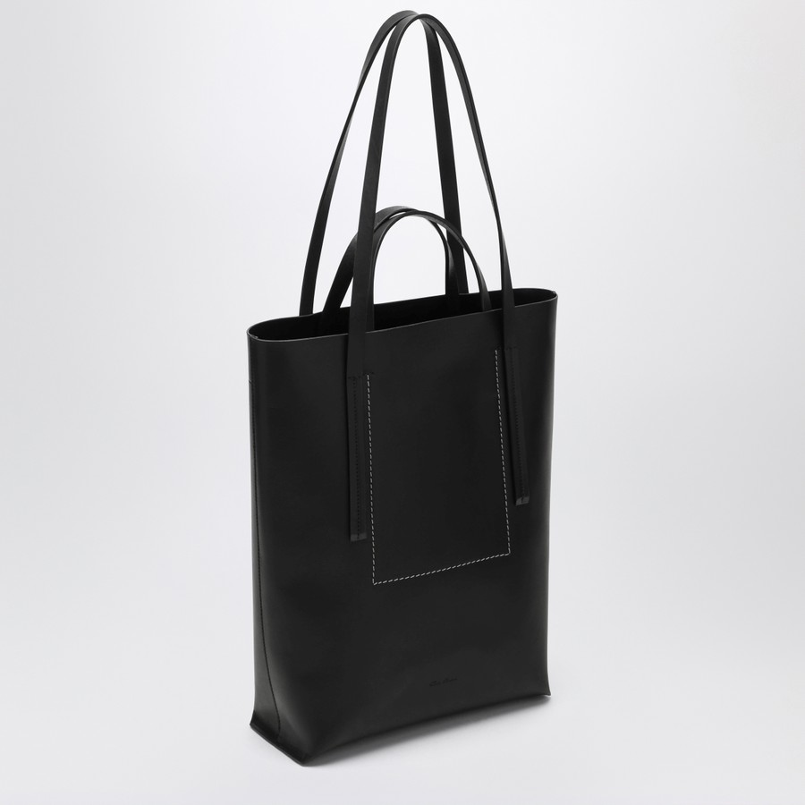 Rick Owens Rectangular black leather bag | TheDoubleF