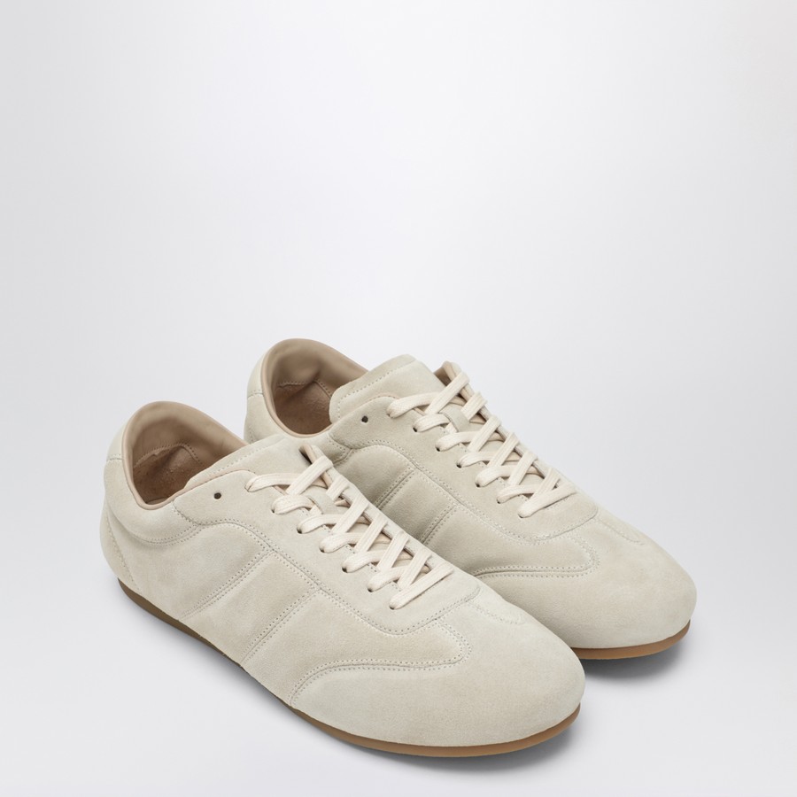 LEMAIRE Soft Runner Sneakers in Ivory Suede | TheDoubleF