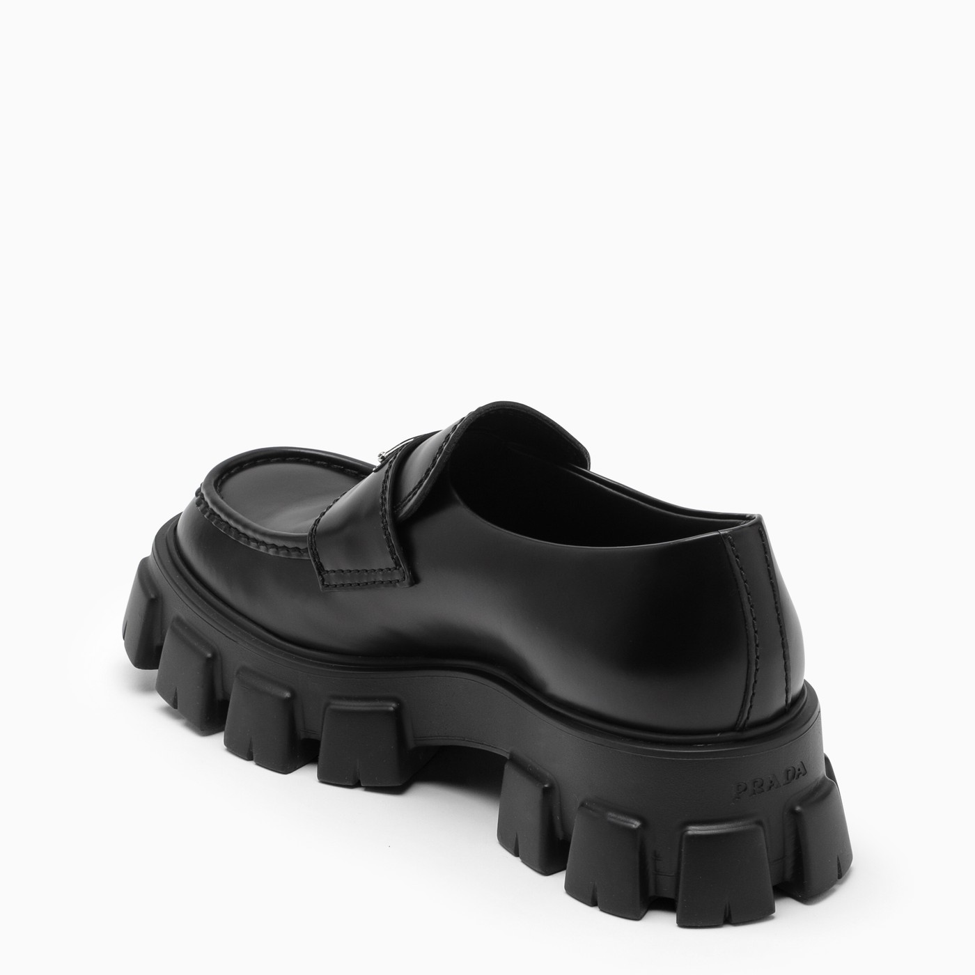 Prada Black Monolith 60mm loafer TheDoubleF