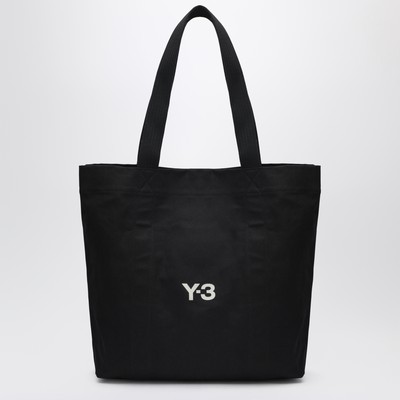 KEN.&　Y-3 2way BAG adidas Y-3 Black canvas bag with logo print | TheDoubleF