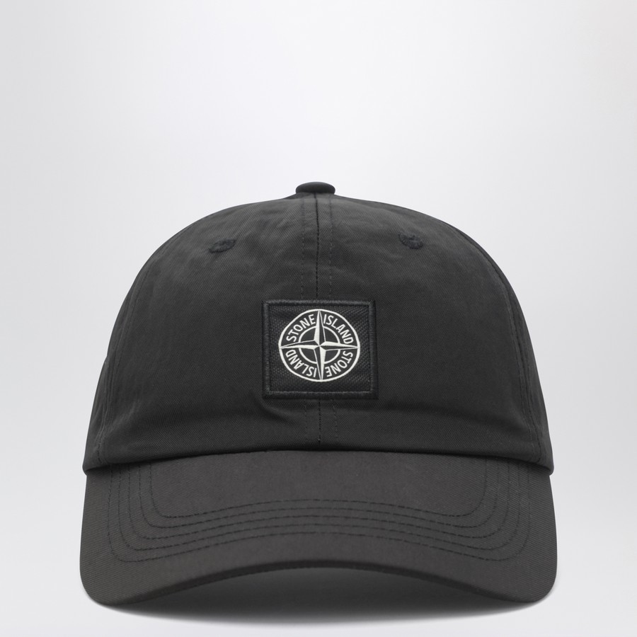STONE  ブラックキャップ UN Supreme x Stone Island Nylon 6-Panel Cap 'Black' SUP-FW20-290