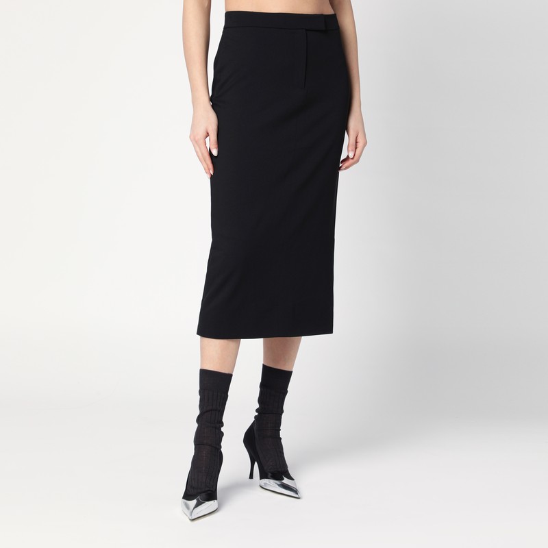 Black pencil skirt