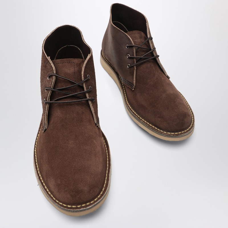 Redwing Weekender Chukka Chocolate Lace-up Shoe In Brown