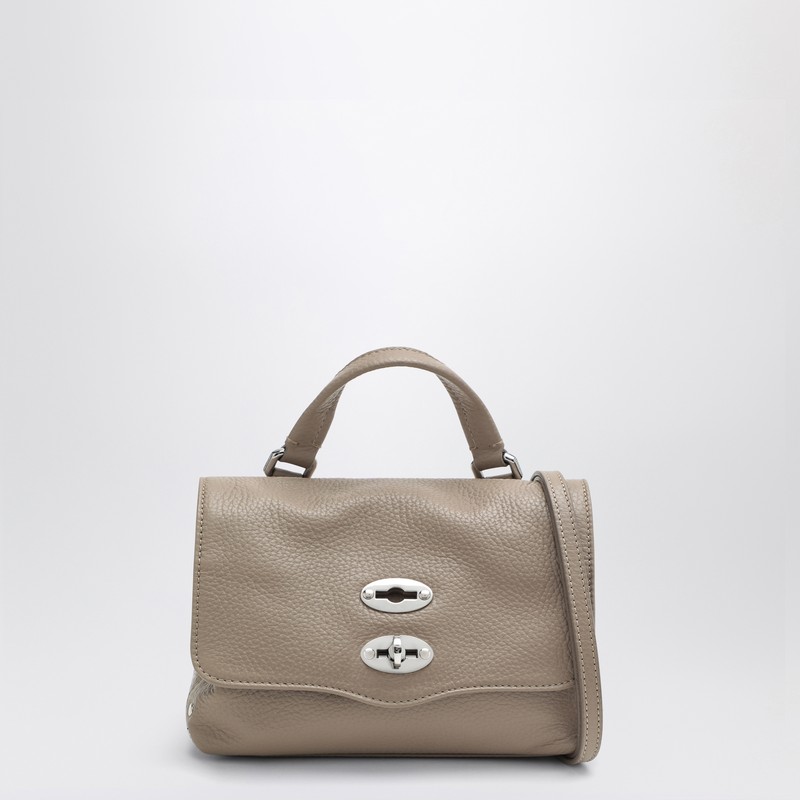 Zanellato Baby Postina Twist-lock Messenger Bag In Gray