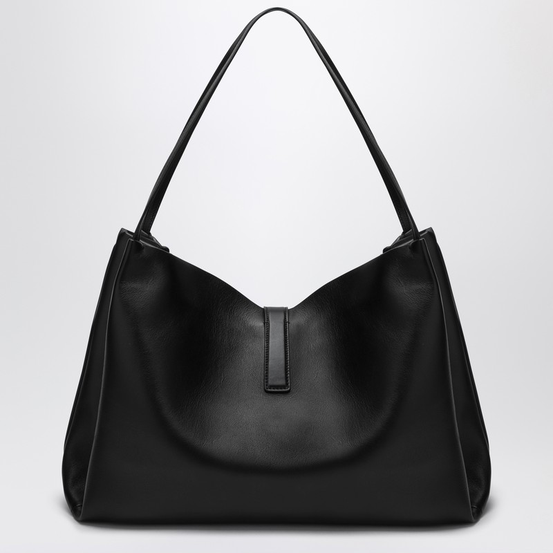 Ferragamo Salvatore Leather Tote Bag Hardware Strap Texture