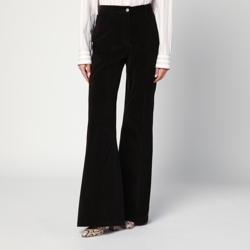 Espresso flared pants