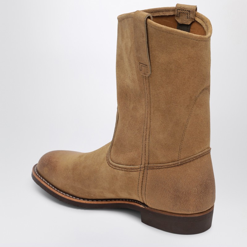 Redwing Pecos Boots In Beige Suede In Neutral