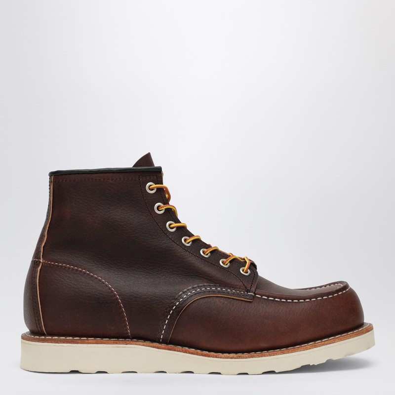 Classic Moc brown leather boot