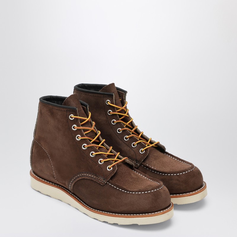 Redwing Classic Moc Toe In Chocolate Leather In Brown