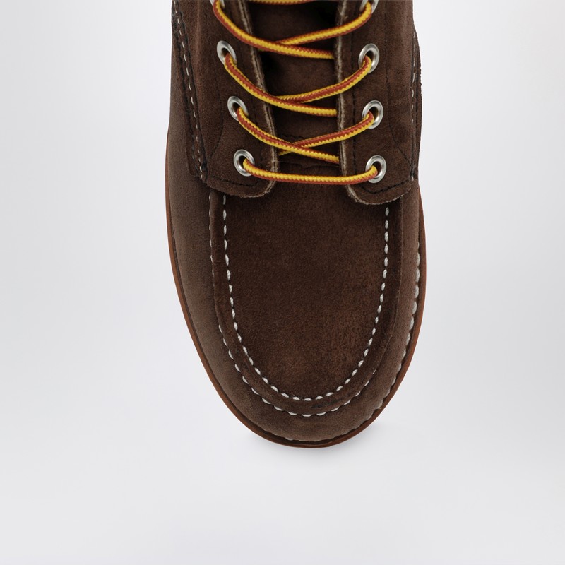 Redwing Classic Moc Toe In Chocolate Leather In Brown