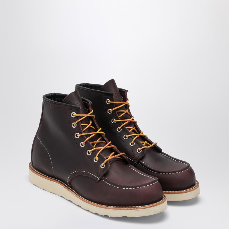 Redwing Black Cherry Excalibur Classic Moc Leather Boots In Multicolor