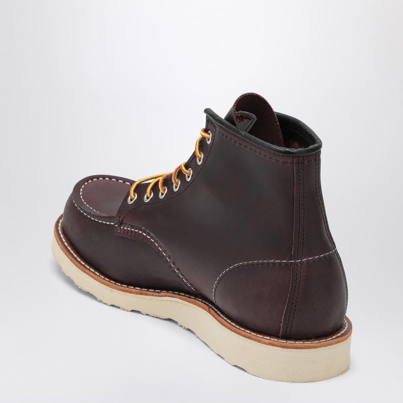 Redwing Black Cherry Excalibur Classic Moc Leather Boots In Multicolor