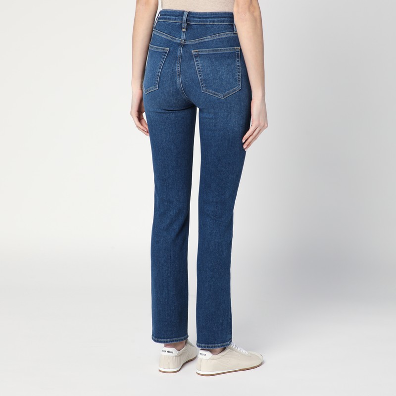 FRAME BLUE STRAIGHT-LEG JEANS THE PENCIL