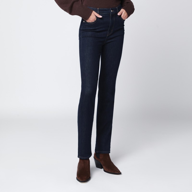 Dark blue straight jeans The Pencil
