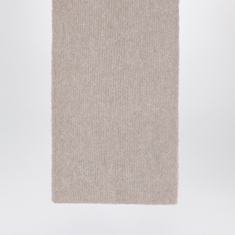 The Row Beige Luthgard Scarf In Cashmere And Silk Blend In Neutral