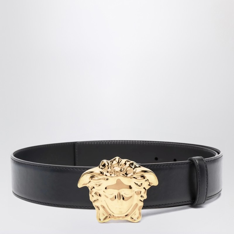 Black belt with Medusa Head buckle