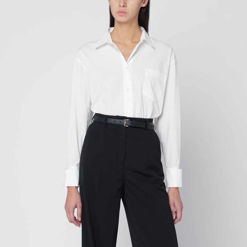 White Ment cotton shirt