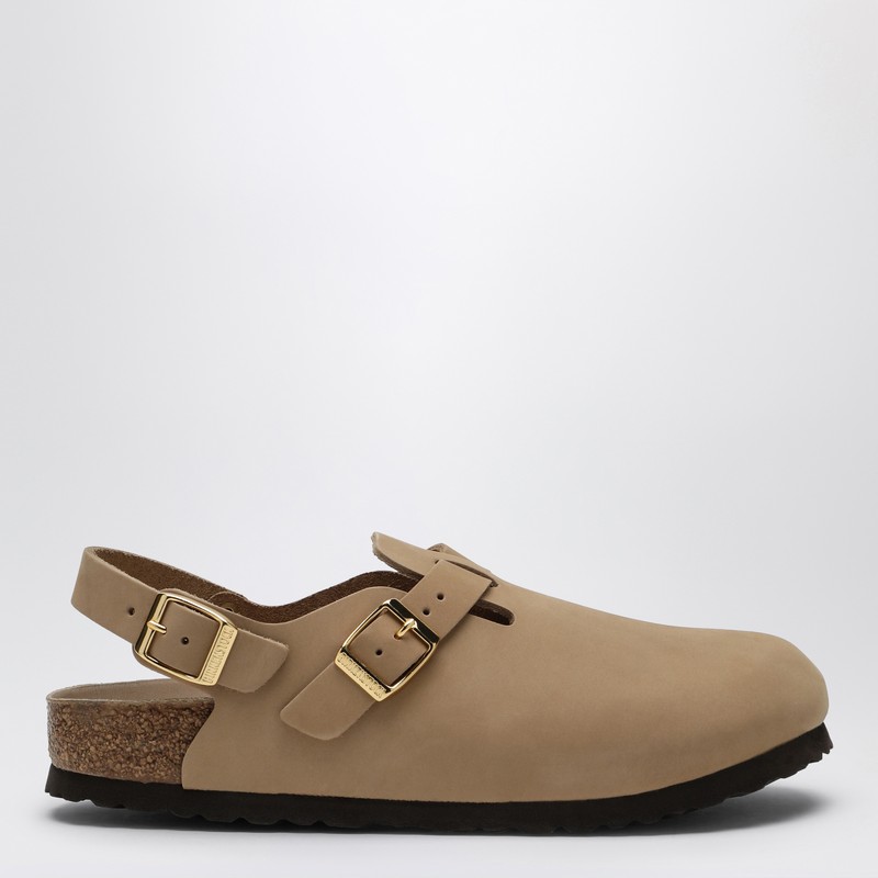 Sand coloured suede Tokyo slipper - Birkenstock - Modalova