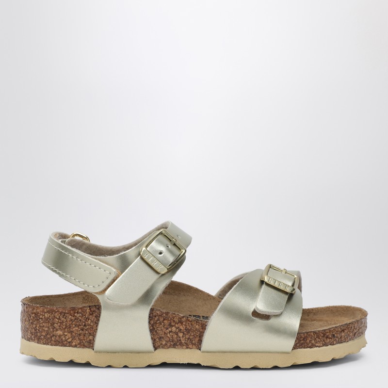 Rio metallic gold sandal
