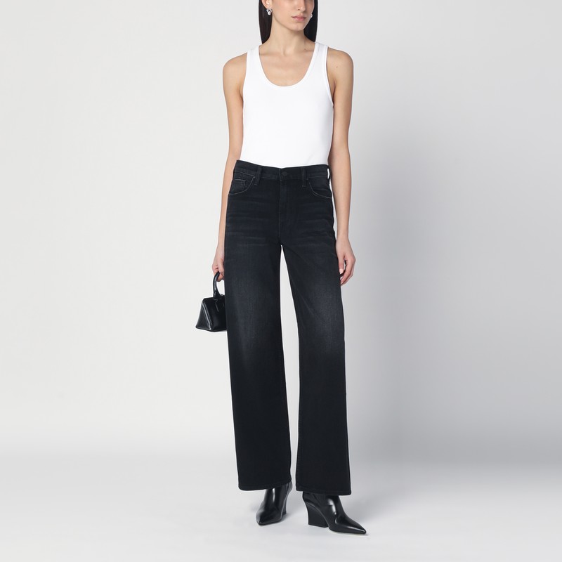 Mother Faded Black Jeans The Spinner In Black