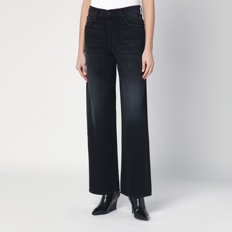 Mother Faded Black Jeans The Spinner In Black