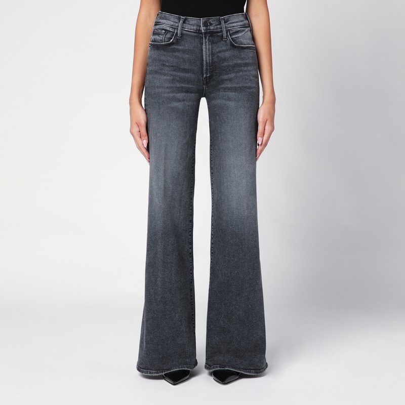 Mother The Twister Heel I Hate Snakes Jeans In Grey