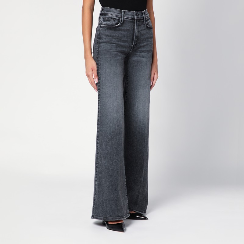 Mother The Twister Heel I Hate Snakes Jeans In Grey