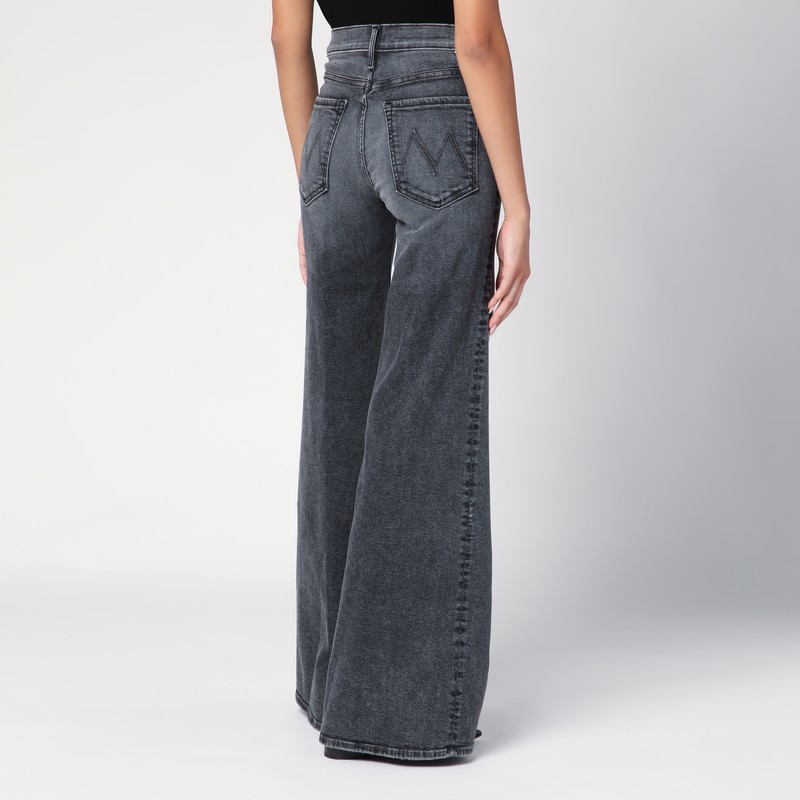 Mother The Twister Heel I Hate Snakes Jeans In Grey