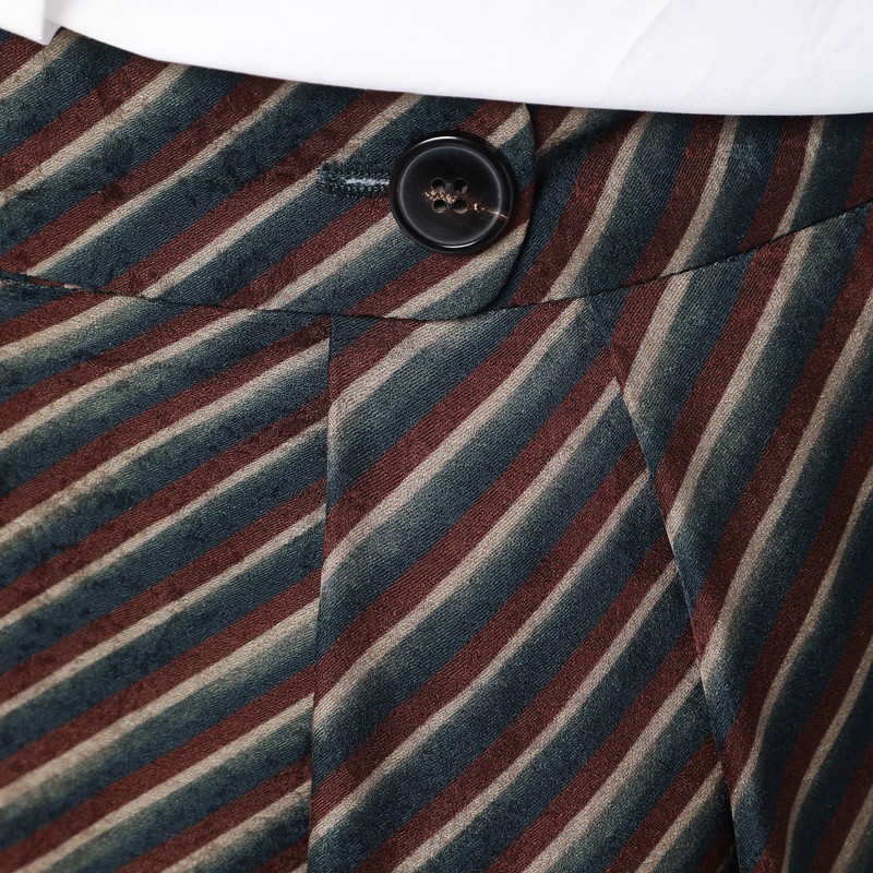 Dries Van Noten Palazzo Pants With A Pattern In Multi