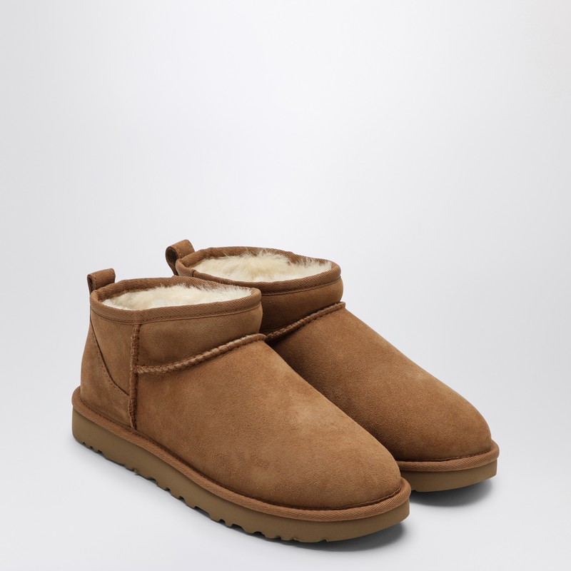Ugg Classic Ultra Mini Chestnut Boot In Brown