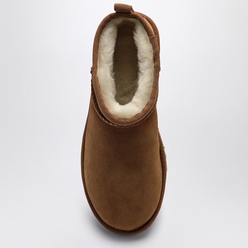 Ugg Classic Ultra Mini Chestnut Boot In Brown
