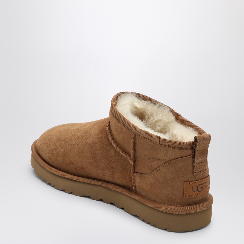Ugg Classic Ultra Mini Chestnut Boot In Brown