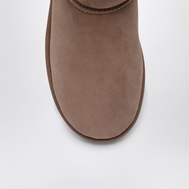 Ugg Classic Ultra Mini Rocky Oak Boot In Gray