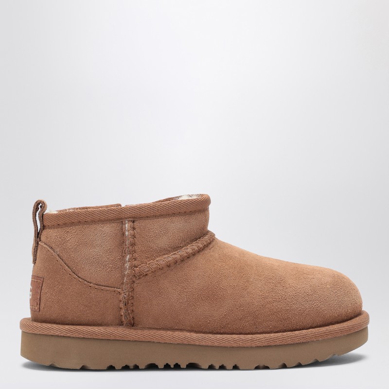 Classic Ultra Mini chestnut boot with zip
