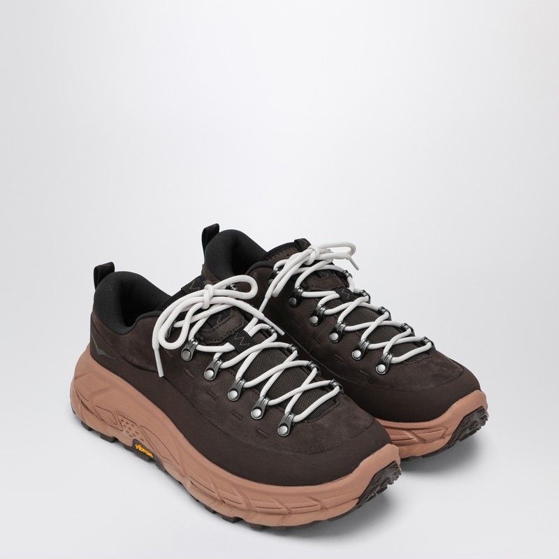 Hoka Tor Summit Nubuck Leather Sneakers In Brown