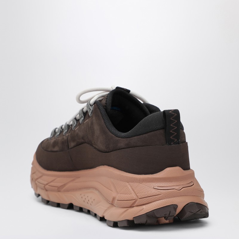 Hoka Tor Summit Nubuck Leather Sneakers In Brown
